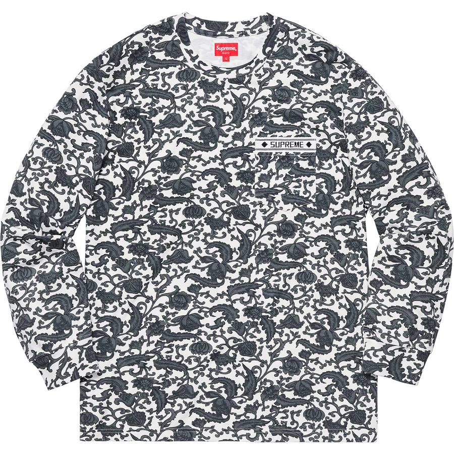 Supreme Damask L/S Top Black - Novelship