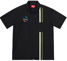 Supreme Zip Up S/S Work Shirt Black Supreme Zip Up S/S Work Shirt Black