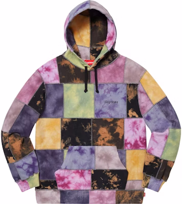 Supreme Patchwork Hoodie Tie Dye Sweatshirt Tudung Tie Dye Buy Supreme Patchwork Hoodie Tie Dye Sweatshirt Tudung Tie Dye