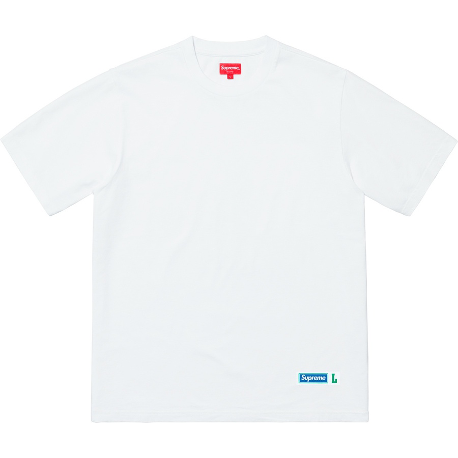 Buy Supreme Camiseta Etiqueta Atlética Blanca