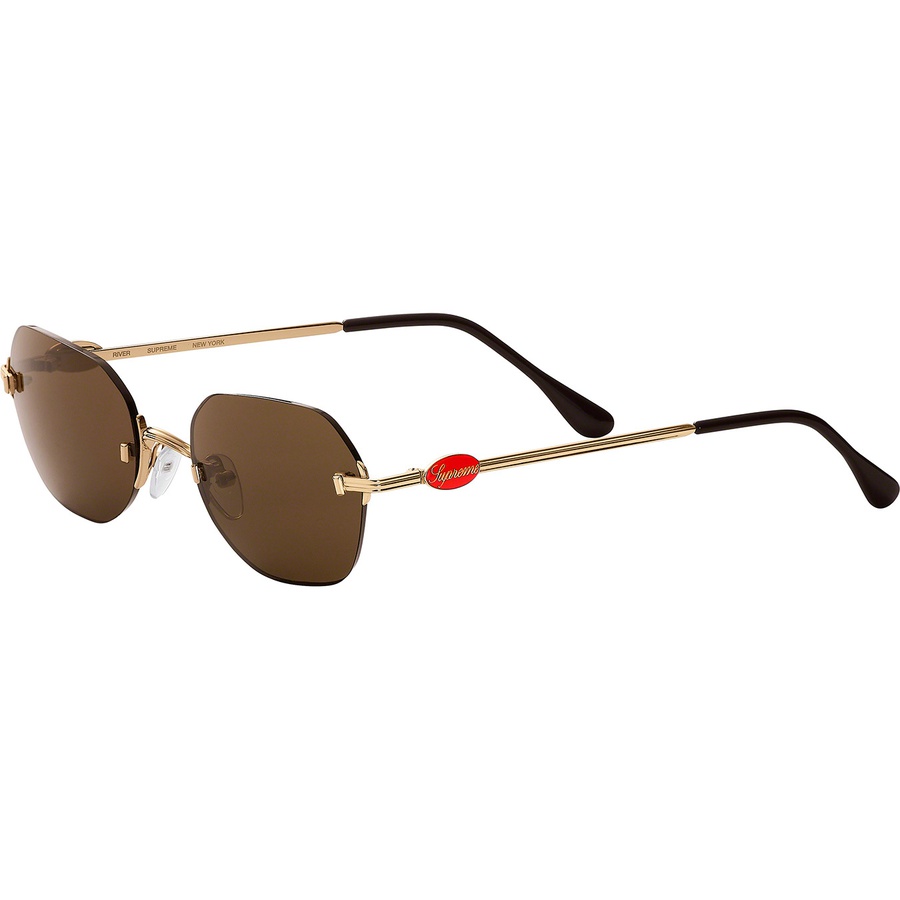 Supreme River Sunglasses Brown - Novelship