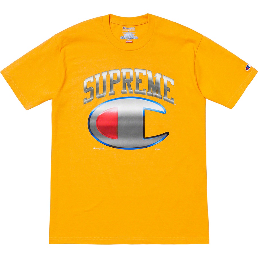 Supreme x champion outlet t shirt