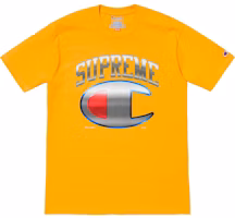 Supreme x Champion Chrome S/S Top Gold Supreme x Champion Chrome S/S Top Gold