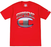 Supreme x Champion Chrome S/S Top Red Supreme x Champion Chrome S/S Top Red
