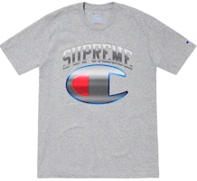 Supreme x Champion Chrome S/S Top Heather Grey Supreme x Champion Chrome S/S Top Heather Grey