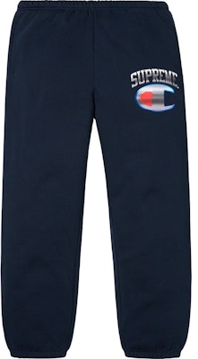 슈프림 x 챔피언 크롬 스웻팬츠 네이비 Buy 슈프림 x 챔피언 크롬 스웻팬츠 네이비