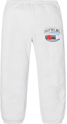 Supreme x Champion Pantalón Deportivo Blanco Cromo Buy Supreme x Champion Pantalón Deportivo Blanco Cromo