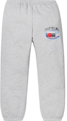 슈프림 x 챔피언 크롬 스웻팬츠 헤더 그레이 Buy 슈프림 x 챔피언 크롬 스웻팬츠 헤더 그레이