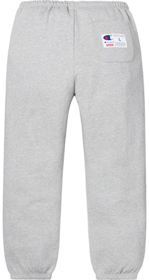 슈프림 x 챔피언 크롬 스웻팬츠 헤더 그레이 Order 슈프림 x 챔피언 크롬 스웻팬츠 헤더 그레이