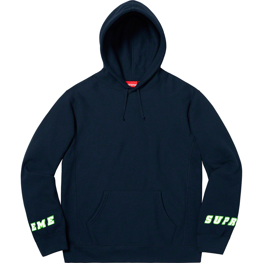 Buy Sudadera con Capucha Logo Muñeca Supreme Azul Marino