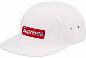 Supreme Holographic Logo Camp Cap White Supreme Holographic Logo Camp Cap White