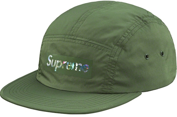 Supreme Holographic Logo Camp Cap Olive Buy Supreme Holographic Logo Camp Cap Olive