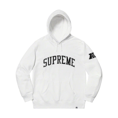 Supreme NFL Raiders 47 Hooded Sweatshirt White