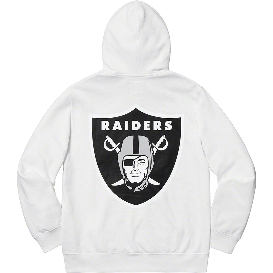 Supreme NFL Raiders 47 Hooded Sweatshirt White - Novelship