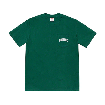 Supreme NFL Raiders 47 Pocket Tee Dark Green