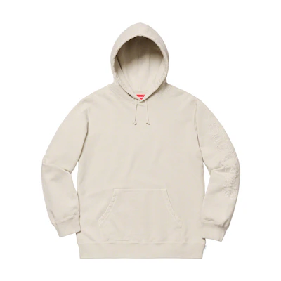 Supreme Overdyed Hooded Sweatshirt Natural