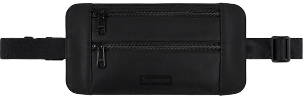 Supreme Leather Waist/Shoulder Pouch Black Supreme Leather Waist/Shoulder Pouch Black