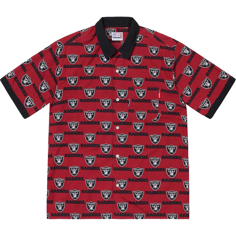 Supreme NFL Raiders 47 S/S Shirt Light Burgundy