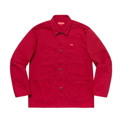 Supreme Shop Jacket Red