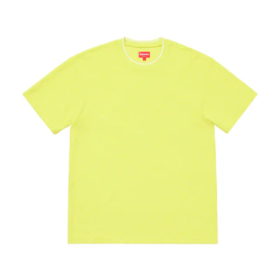 Supreme Stripe Rib Waffle Top Pale Lime