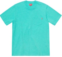 Supreme S/S Pocket Tee Pale Blue (SS19)