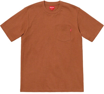 Supreme 短袖口袋 T 恤 鍛銹色 (SS19) Buy Supreme 短袖口袋 T 恤 鍛銹色 (SS19)