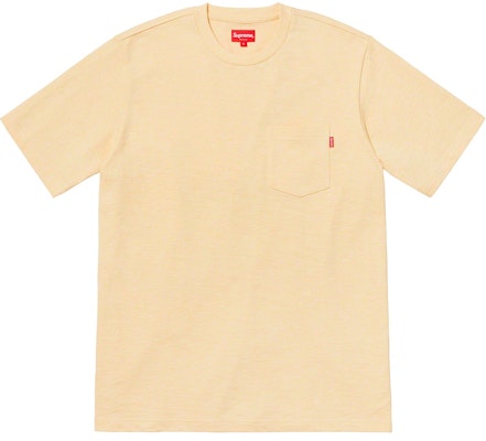 Supreme半袖ポケットTシャツ (ヘザーペールイエロー)
Buy Supreme半袖ポケットTシャツ (ヘザーペールイエロー)
