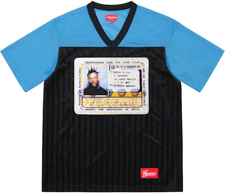 Supreme Ol' Dirty Bastard Football Top Light Blue Buy Supreme Ol' Dirty Bastard Football Top Light Blue