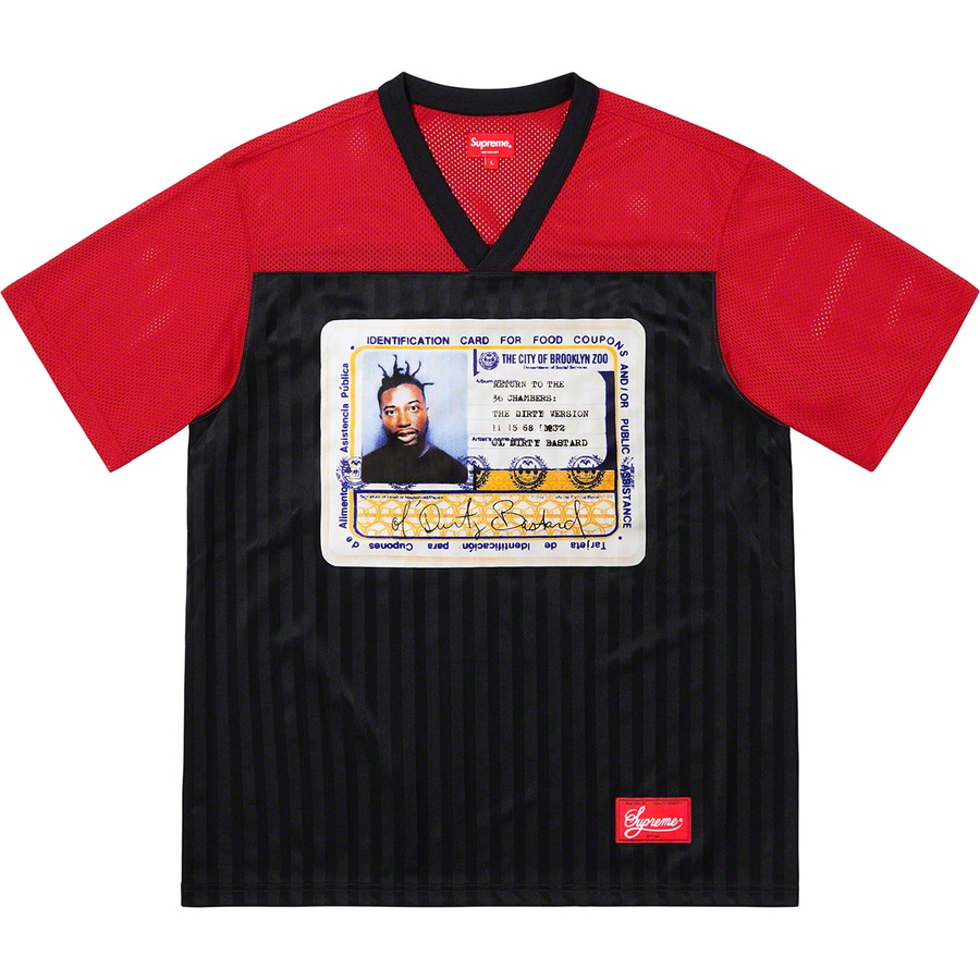 Supreme Ol' Dirty Bastard Football Top Red