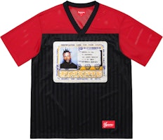 Supreme Ol' Dirty Bastard Football Top Red Supreme Ol' Dirty Bastard Football Top Red