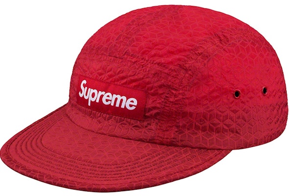 Supreme Geometric Ripstop Camp Cap Red Buy Supreme Geometric Ripstop Camp Cap Red