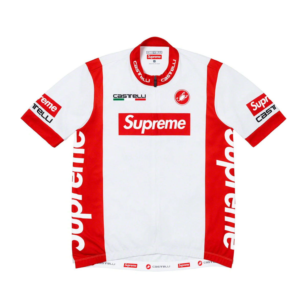 Buy Supreme Castelli Cycling Jersey White Novelship