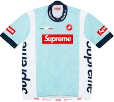 Supreme Castelli Cycling Jersey Light Blue Supreme Castelli Cycling Jersey Light Blue