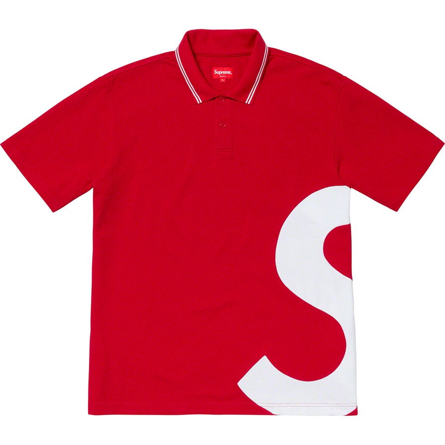 Supreme S Logo Polo Red - Novelship