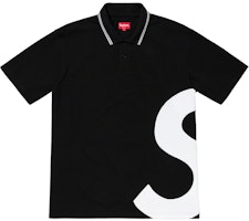 Supreme S Logo Polo Black Supreme S Logo Polo Black