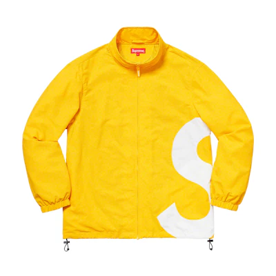 Supreme S Logo Track Jacket Yellow
