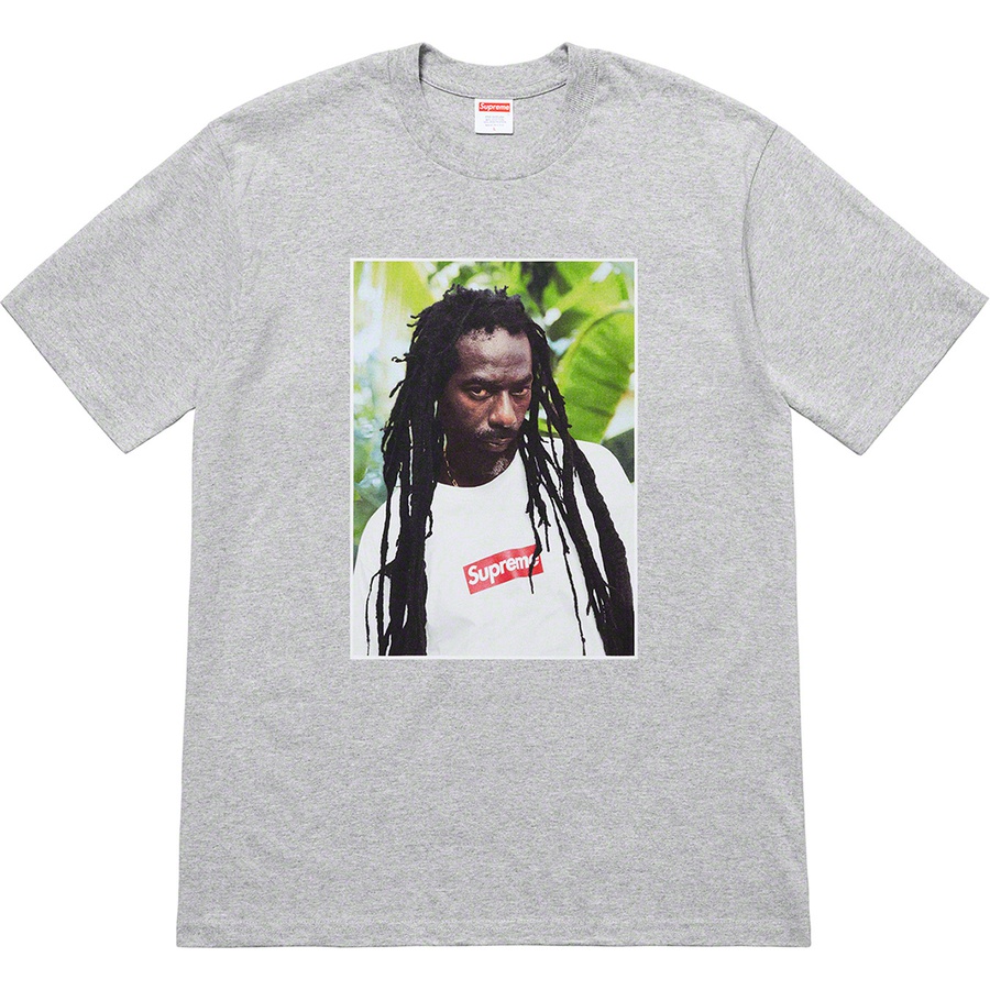 Supreme Buju Banton Tee Heather Grey