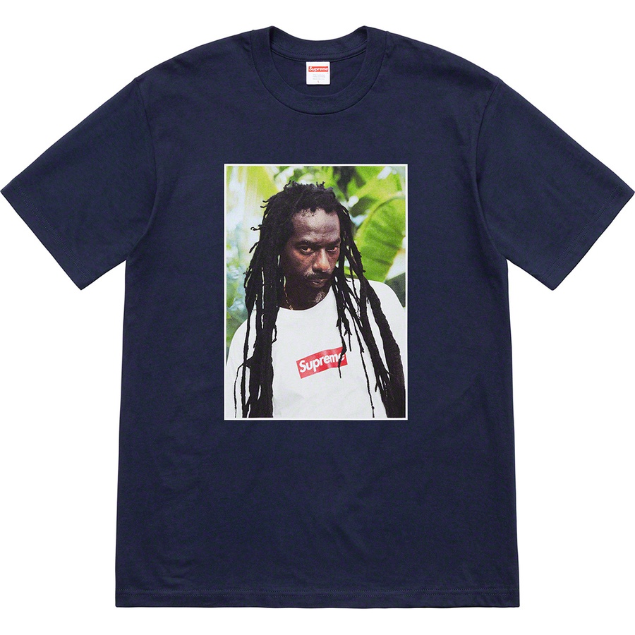 Buy Supreme Buju Banton Tee Navy Novelship