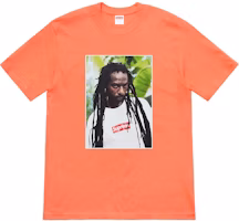 Supreme Buju Banton Tee Neon Orange Supreme Buju Banton Tee Neon Orange