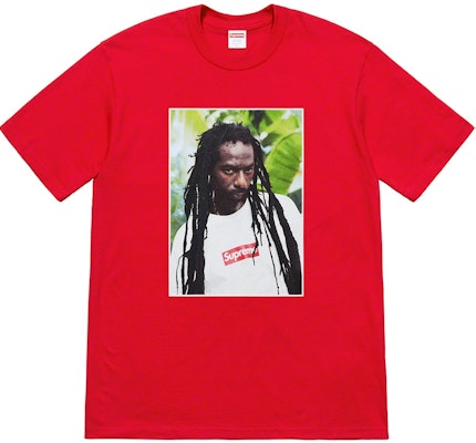 Supreme Buju Banton Tee Red Buy Supreme Buju Banton Tee Red