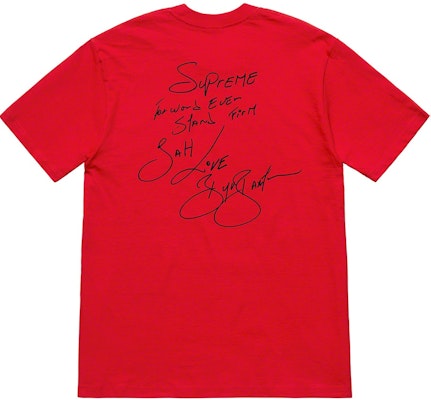 Supreme Buju Banton Tee Red Order Supreme Buju Banton Tee Red