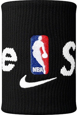 Supreme x Nike NBA Wristband Black Lookbook Supreme x Nike NBA Wristband Black