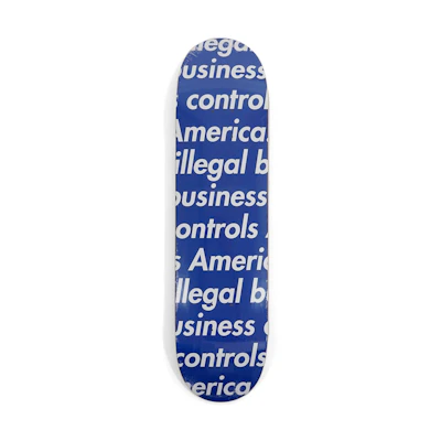 Supreme Illegal Business Deck Blue