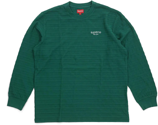 Supreme Rope Stripe LS Top Dark Green Buy Supreme Rope Stripe LS Top Dark Green