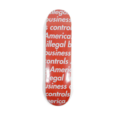 Supreme Illegal Business Deck Red