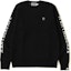 Buy BAPE Baju Rajut Longgar Crewneck Hitam