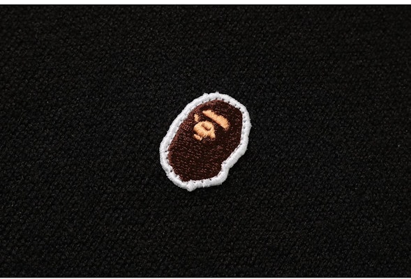 BAPE Baju Rajut Longgar Crewneck Hitam Order BAPE Baju Rajut Longgar Crewneck Hitam
