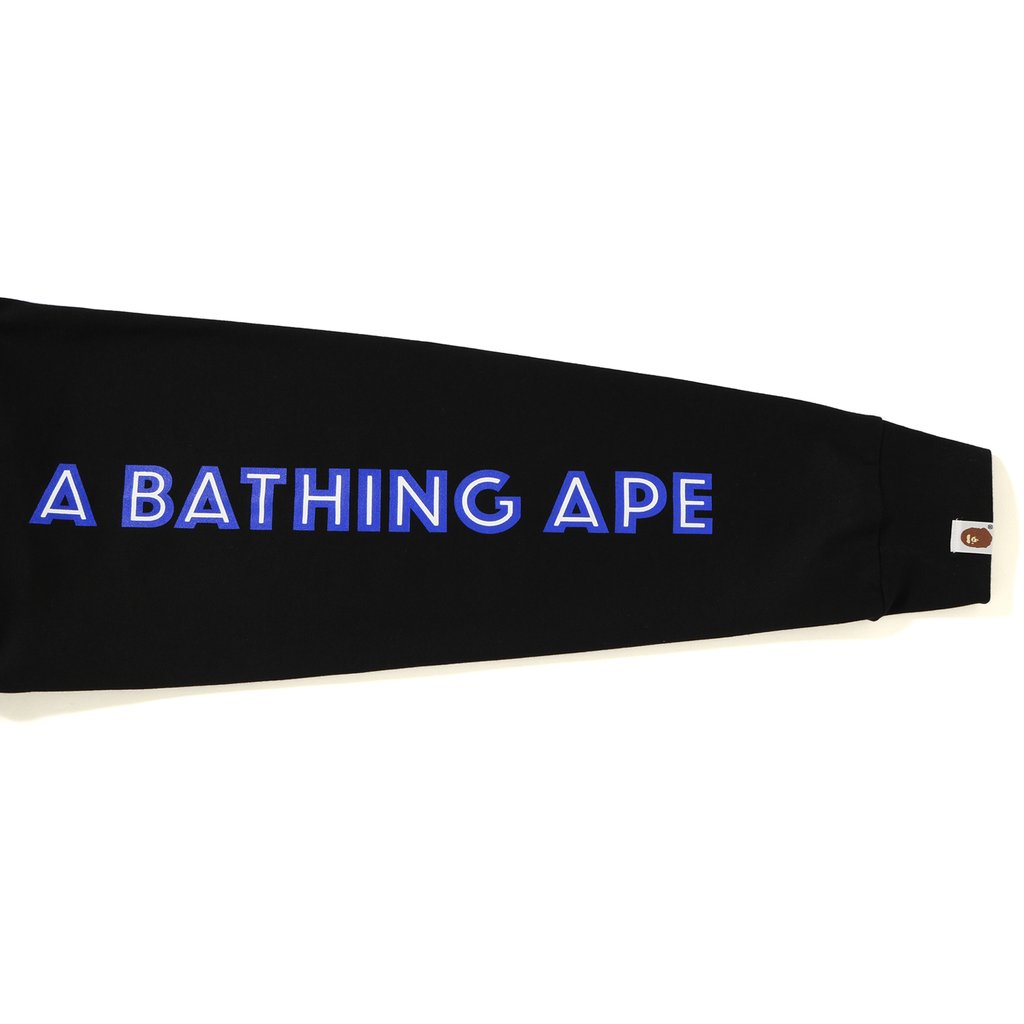 BAPE Relaxed Mad Face LS Tee Black 圖 2