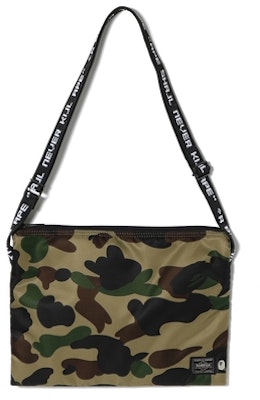 BAPE Porter 1st Camo Sacoche Green Buy BAPE Porter 1st Camo Sacoche Green