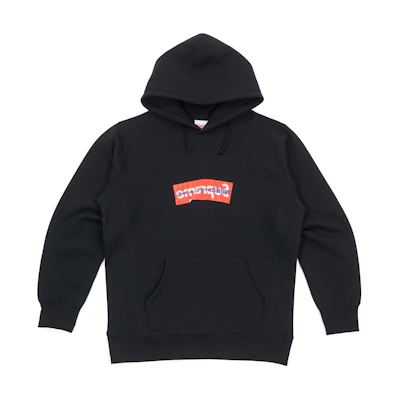 Supreme x Comme des Garçons SHIRT Box Logo Hooded Sweatshirt Black